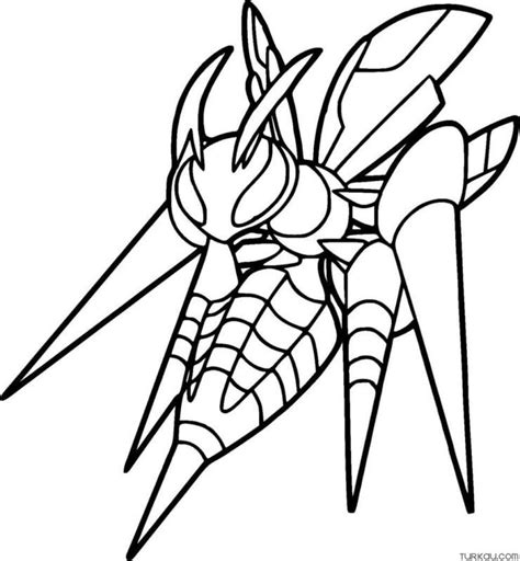 Pokemon Mega Beedrill Coloring Page Turkau Hot Sex Picture