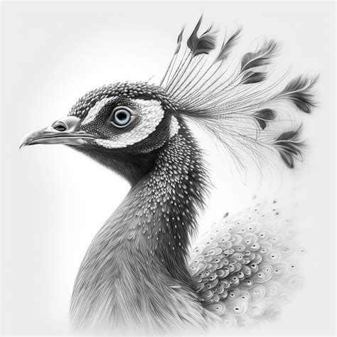 Peacock Pencil Drawings