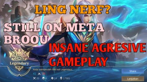 Tutorial Hero Ling Newpatch Aggresive Gameplay Mobile Legend Youtube