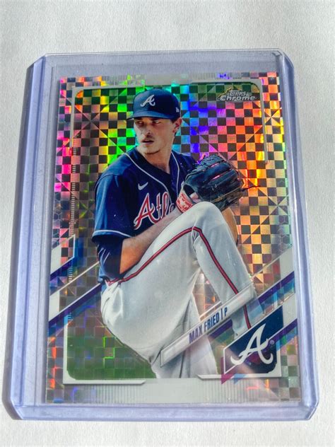 Topps Chrome Max Fried Prism Refractor Braves Ws Champs All Star