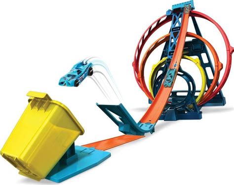 Hot Wheels Wyrzutnia Builder Potrójna pętla 363215 Morele net