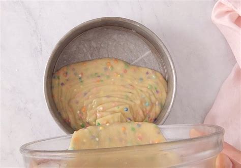 One Bowl Toaster Oven Funfetti Cake Chef Janet