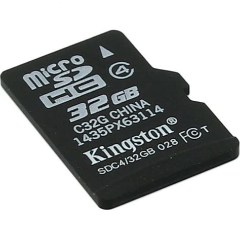 Карта памяти KINGSTON 32GB SDC4-32GB 347645. Купить Карта памяти на ...