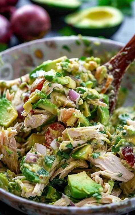 Avocado Chicken Salad Quick Homemade Recipes