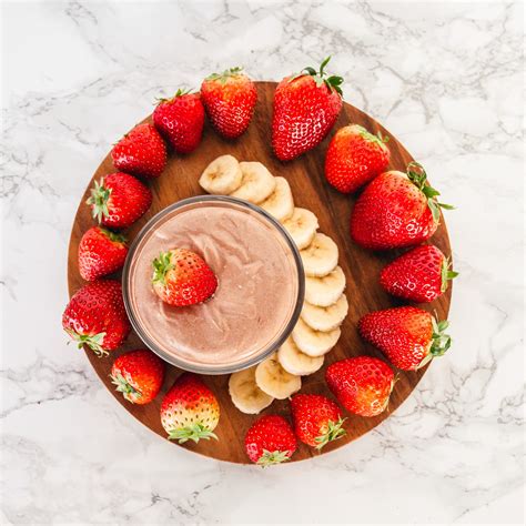 Creamy And Chocolatey Healthy Fruit Dip Recipe