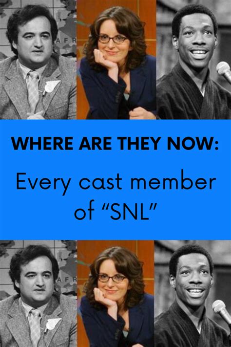 Where Are They Now All 171 Cast Members In Saturday Night Live