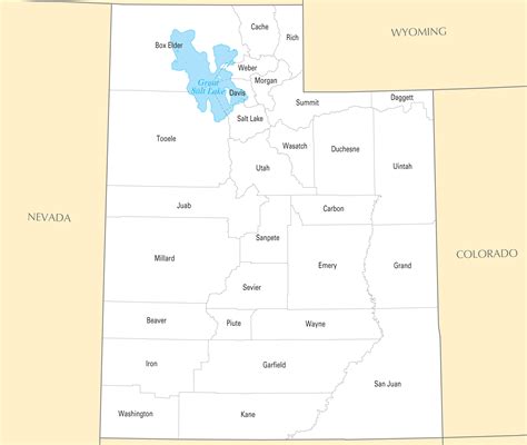 utah county map mapsofnet