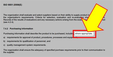 auditors  universally misinterpreting iso   clause