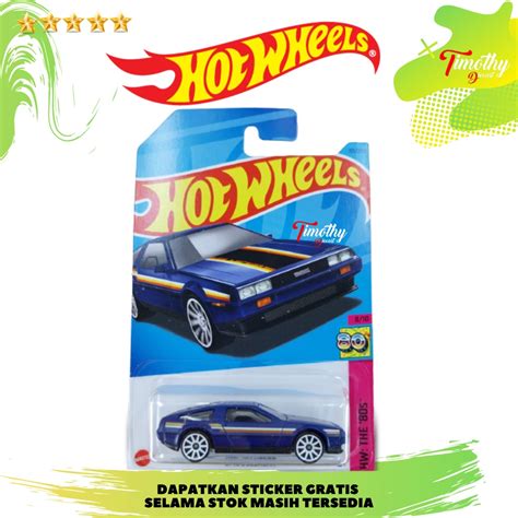 Hot Wheels Rodas Quentes DMC Delorean Navy Blue HW Os Anos Shopee
