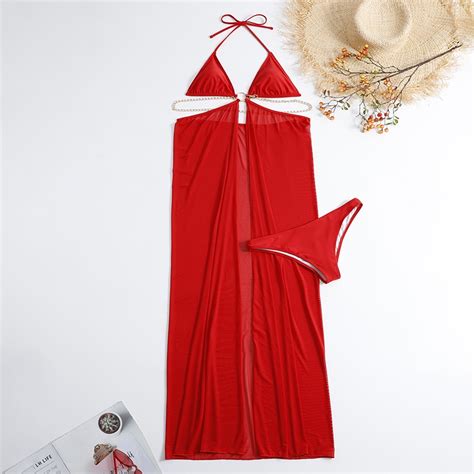 Bộ bikini 2 mảnh màu đen 2022 với chân váy tam giác thời trang đi biển cho
