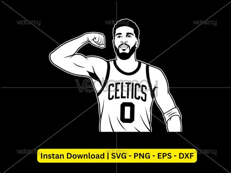 jayson tatum vector art image png eps dxf svg vectorency