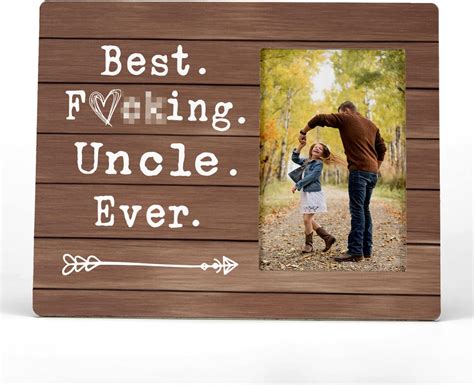 Amazon FONDCANYON Best Uncle Ever Picture Photo Frame Best Uncle