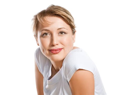 Verticale De Mode De Belle Fille Blonde Image Stock Image Du Charme Yeux 11867113