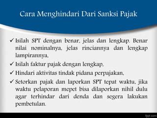 Pembayaran Pajak Dengan Surat Setoran Pajak Ppt