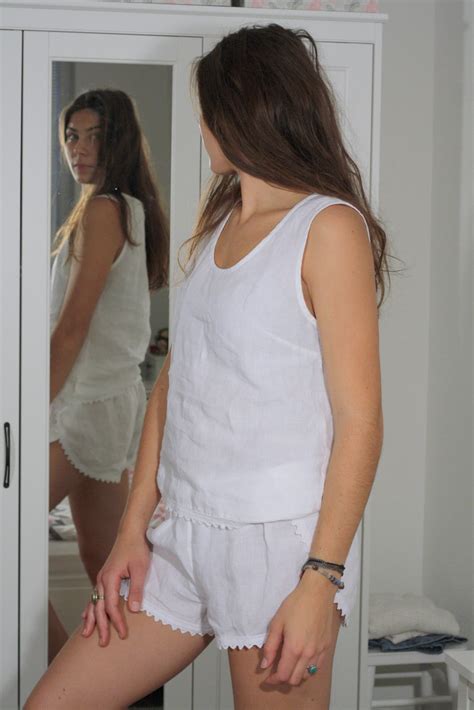 Organic Linen Underwear With Sexi Soft Lace Flax Lingerie Etsy