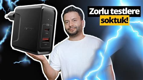 Spigen SteadiBoost 48W hızlı şarj cihazı inceleme En zorlu testleri