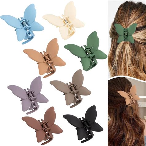 Butterfly Clips 8pcs Claw Clips Small Hair Clips Hair Claw Hair Clips For Girls Claw Clips