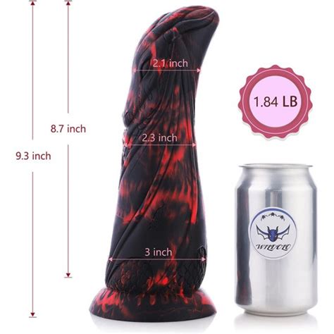 Huge Monster Dildo Soft Thick Vibrator Penis With Suction Cup