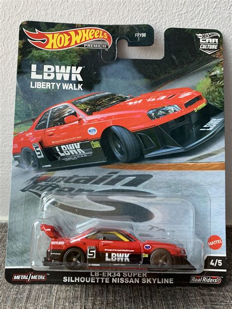 Hot Wheels Premium Car Culture Mountain Drifters Liberty Walk Lbwk Lb Er Super Silhouette