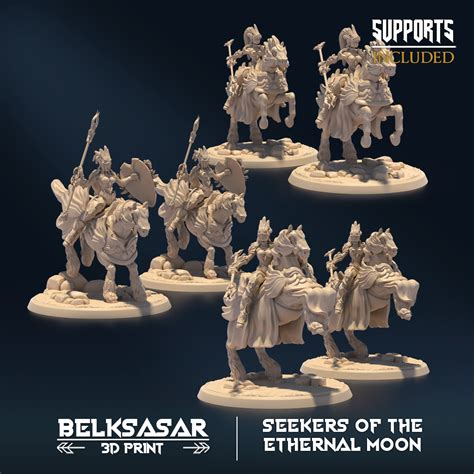 Fichier 3D Ethernal Moon Rider Nude And Normal Set X6 Design Pour