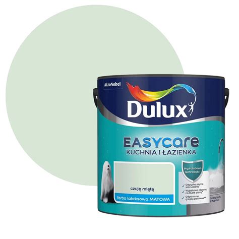 DULUX EASY KUCHNIA ŁAZIENKA Czuję miętę 2,5L Mat FARBA DO ŚCIAN I ...