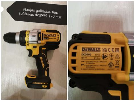 Dewalt grąžtas dcd999 - Skelbiu.lt