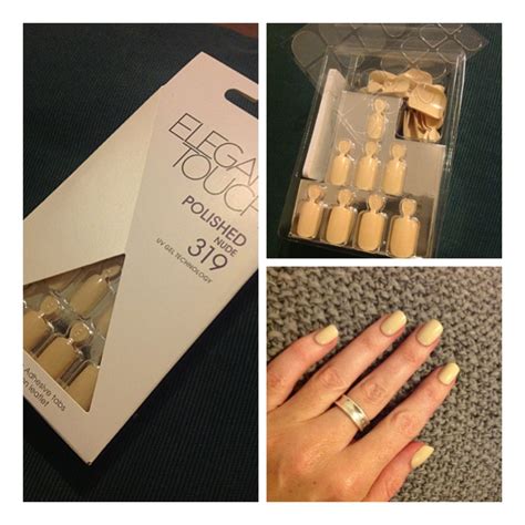 Elegant Touch Polished Uv Gel Nails Review Nude Really Ree