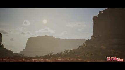 Futa DX Futa Brunette And Blonde Babes Stranded In The Desert Fucking Hard