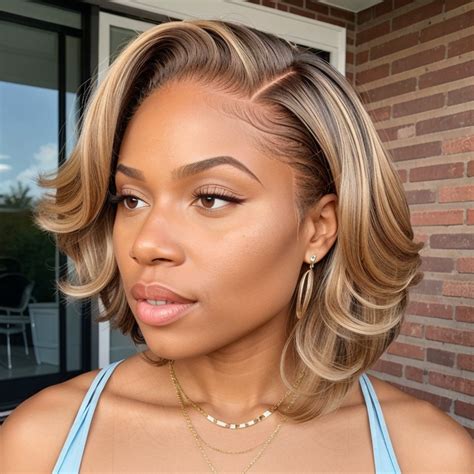 Toffee Brown Mix Blonde X Closure Lace C Part Glueless Wig Limited Design In Honey