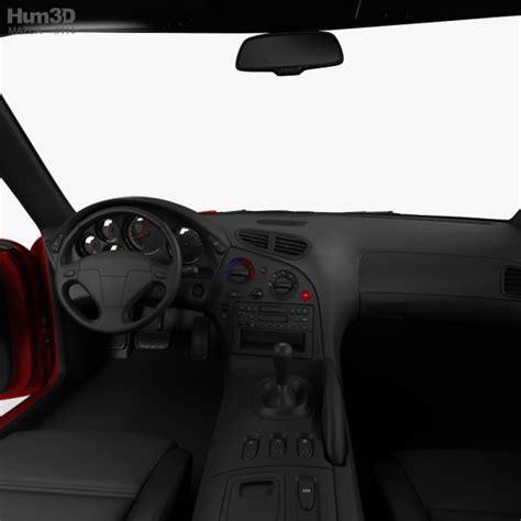 Mazda RX-7 with HQ interior 1992 3D model - Vehicles on Hum3D