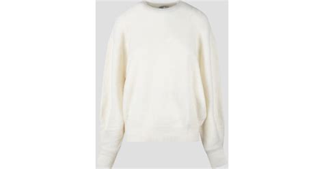 Nude Over Sweater In White Lyst