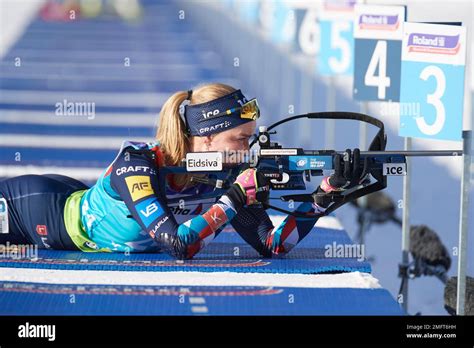 Lenzerheide Schweiz Januar Arnekleiv Juni Nor Beim Km