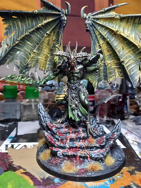 I finished my belakor. Any tips? : r/Warhammer40k