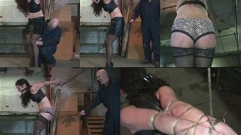 Brutal Wire Bound Strappado For An Wicked Ass Cropping Hunters Lair Bondage Clips Sale