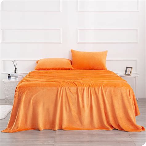 Micro Fleece Sheets Set Queen Size No Pilling And Extra Soft Bed