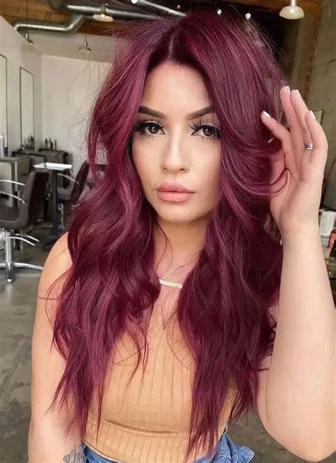 30 stunning red wine hair color ideas to rock this year – Artofit