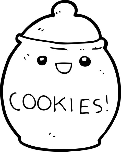 Cookie Jar Coloring Template Coloring Pages