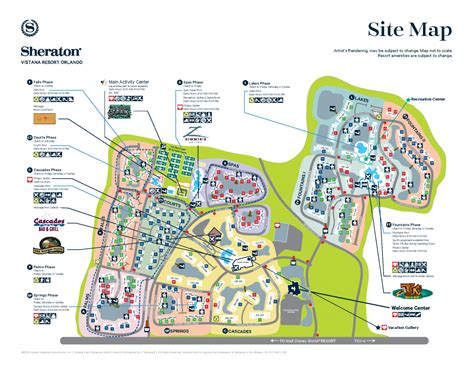 Bençãos Que Não Tem Fim Letra - Sheraton Villages Orlando Map SHERATON® VISTANA VILLAGES Orlando FL