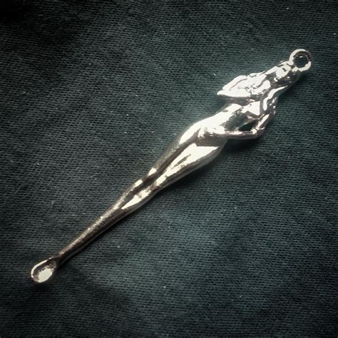 Vintage Nude Woman Snuff Spoon Etsy