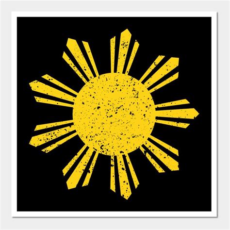 Philippines Star Filipino Vintage Wall And Art Print Philippines Star