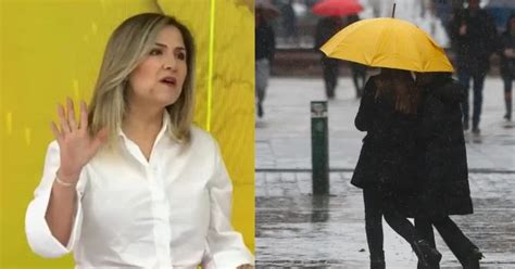 Ola polar y lluvia en Santiago Meteoróloga Michelle Adam revela la