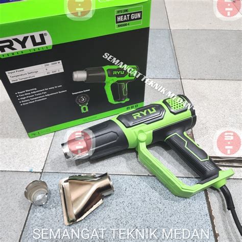 Jual RHG600 4 HEAT GUN HOT AIR GUN PEMANAS ANGIN SUHU ATUR RYU RHG 600 4 Shopee Indonesia