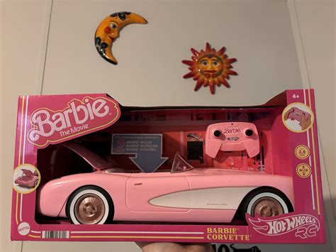 Mo Finance Hot Wheels Rc Barbie Corvette Battery Operated Remote Control Toy Car From