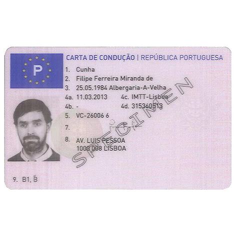 Portuguese Drivers License Valid Express Documents