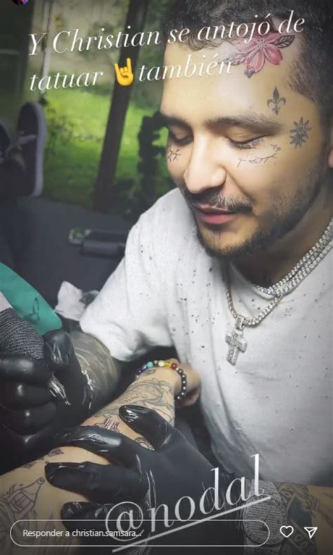 ¡la Borra De Su Vida Christian Nodal Se Tapa Tatuaje De Belinda En La