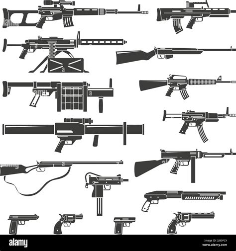 Artillerie Gewehre Gewehr Stock Vektorgrafiken Kaufen Alamy