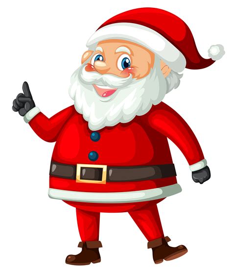 Santa claus on white background 434329 Vector Art at Vecteezy