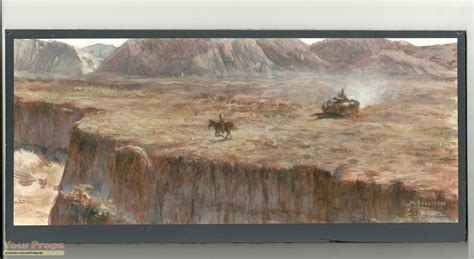 Indiana Jones And The Last Crusade Matte painting study tank chase ...