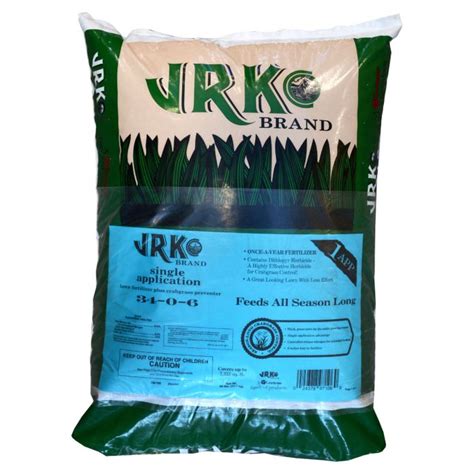 Jrk Single Application Lawn Fertilizer Plus Crabgrass Preventer 50 Lbs Gertens Garden Center