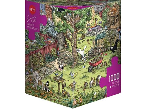 Heye Puzzle 1000 pièces triangular garden adventures